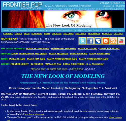 Frontier Pop Issue 14: The New Look Of Modeling.