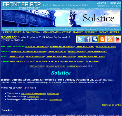 Frontier Pop Issue 23: Solstice