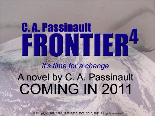 Frontier 4 time travel science fiction novel  by C. A. Passinault